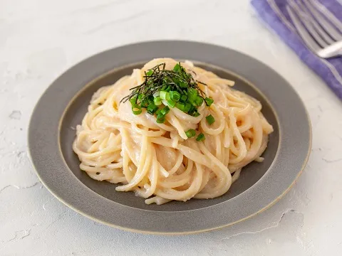 混ぜるだけ！クリーム明太子パスタ|ヤマサ醤油公式アカウントさん