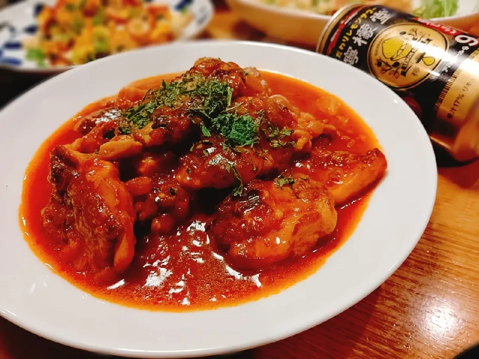 まるまさんの料理 鶏肉ときのこのカレートマト煮込み|Naomi Furuyaさん