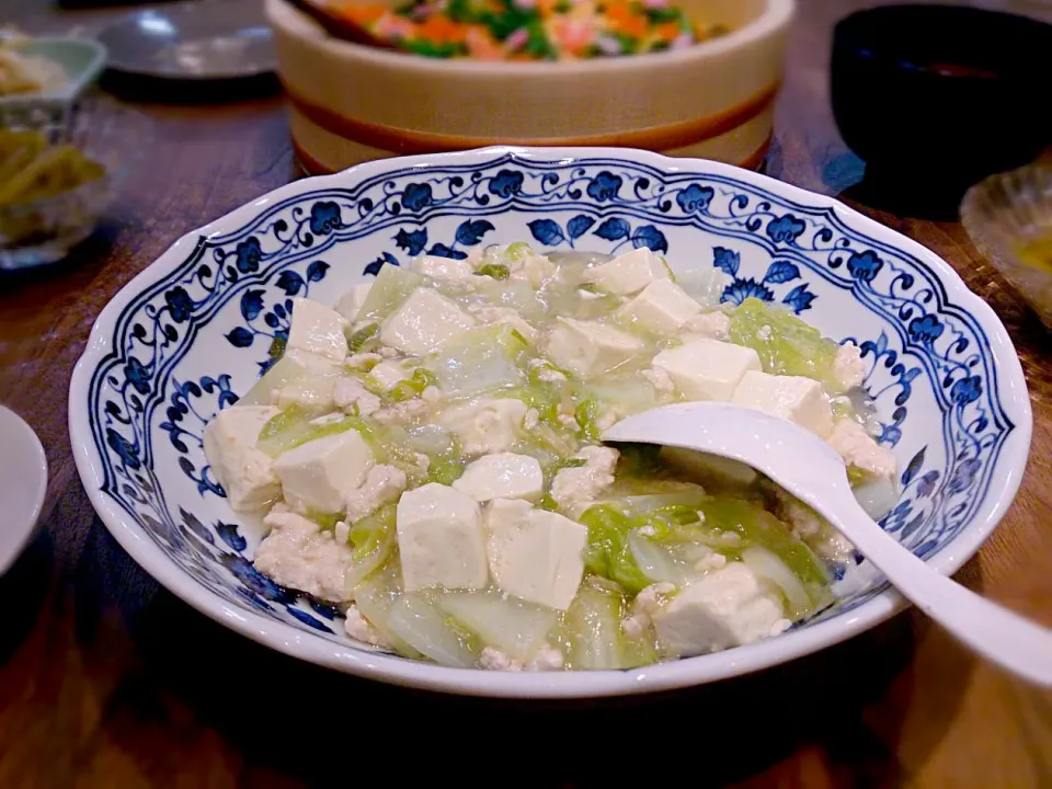 豆腐と白菜のとろみ煮|古尾谷りかこさん