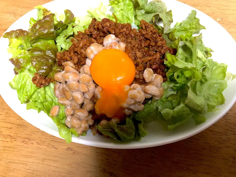 Snapdishの料理写真:肉味噌丼|りえさん