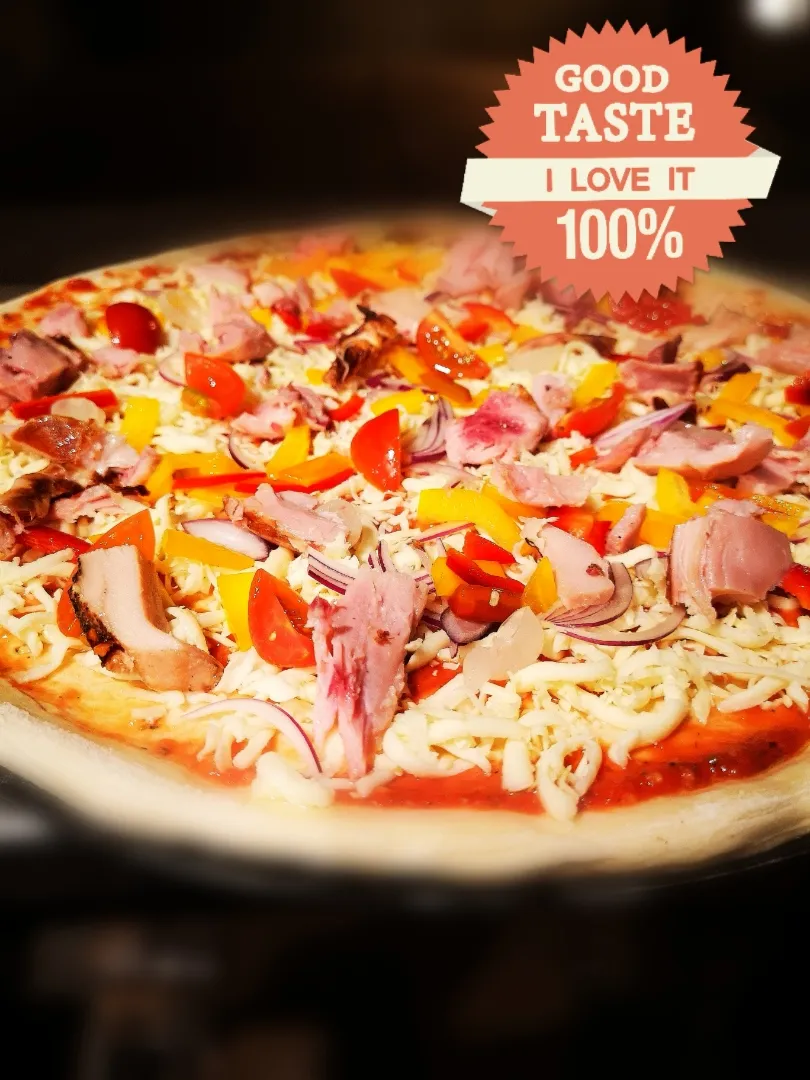 Snapdishの料理写真:BBQ PIZZA|Aleksejsさん