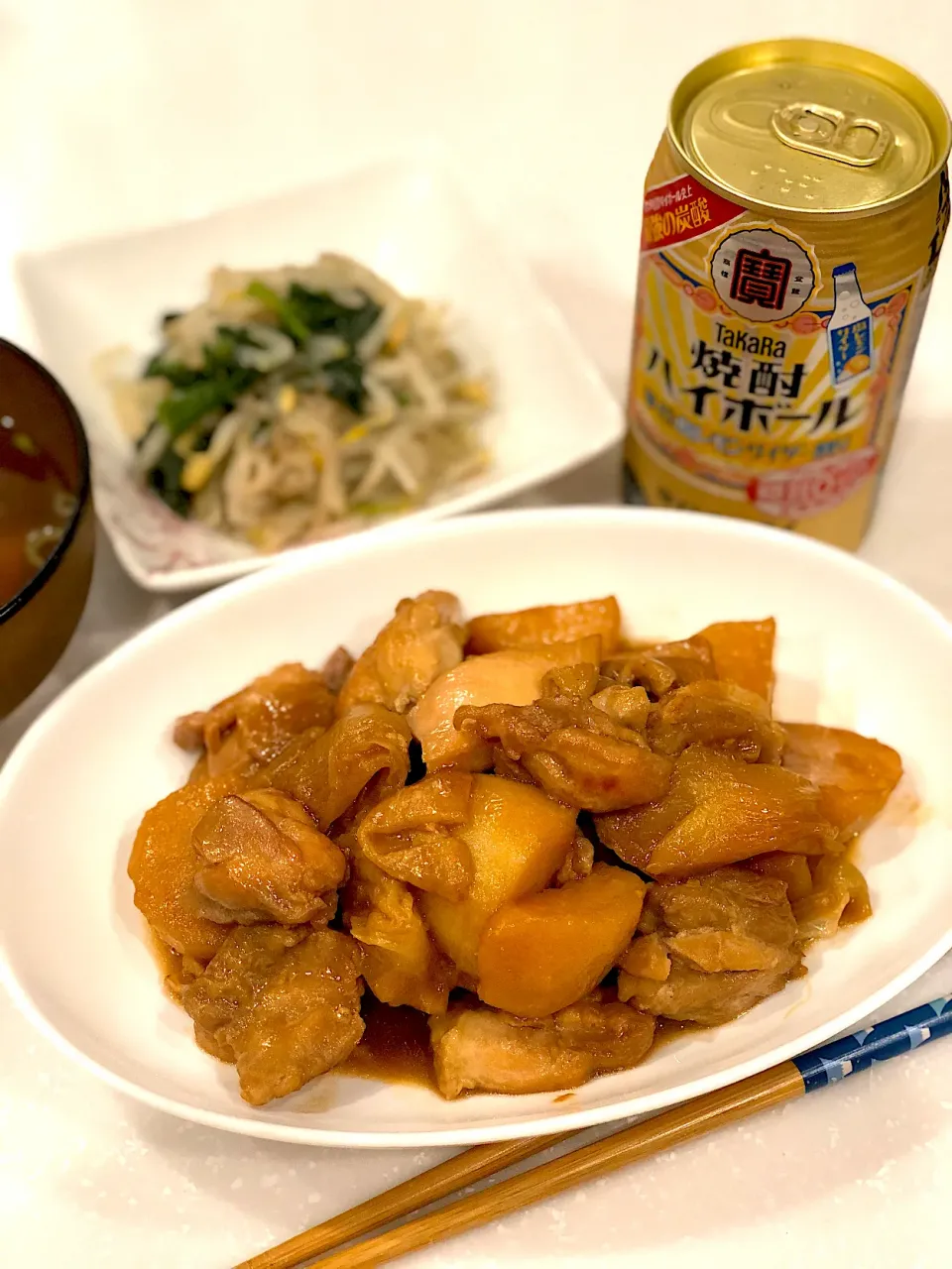 鶏肉とじゃがいもの甘辛煮🥔|みぃこさん