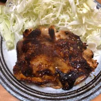 Snapdishの料理写真:ポン酢でたべる鶏肉|さおりさん