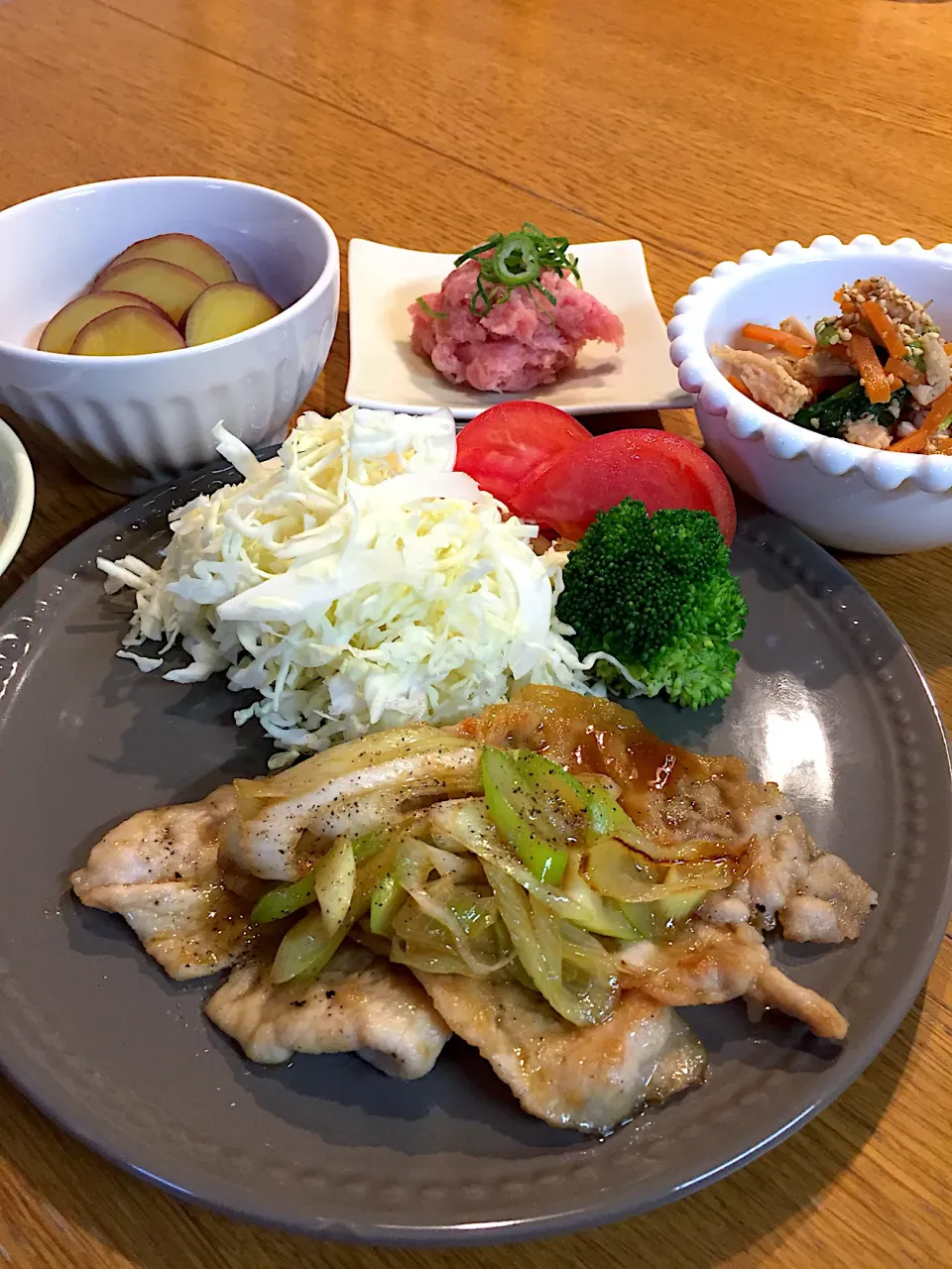 生姜焼き定食|まつださんさん