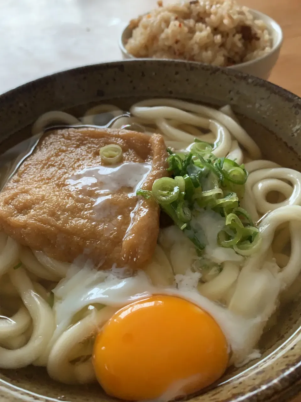 月見きつねうどん|ゆうきさん