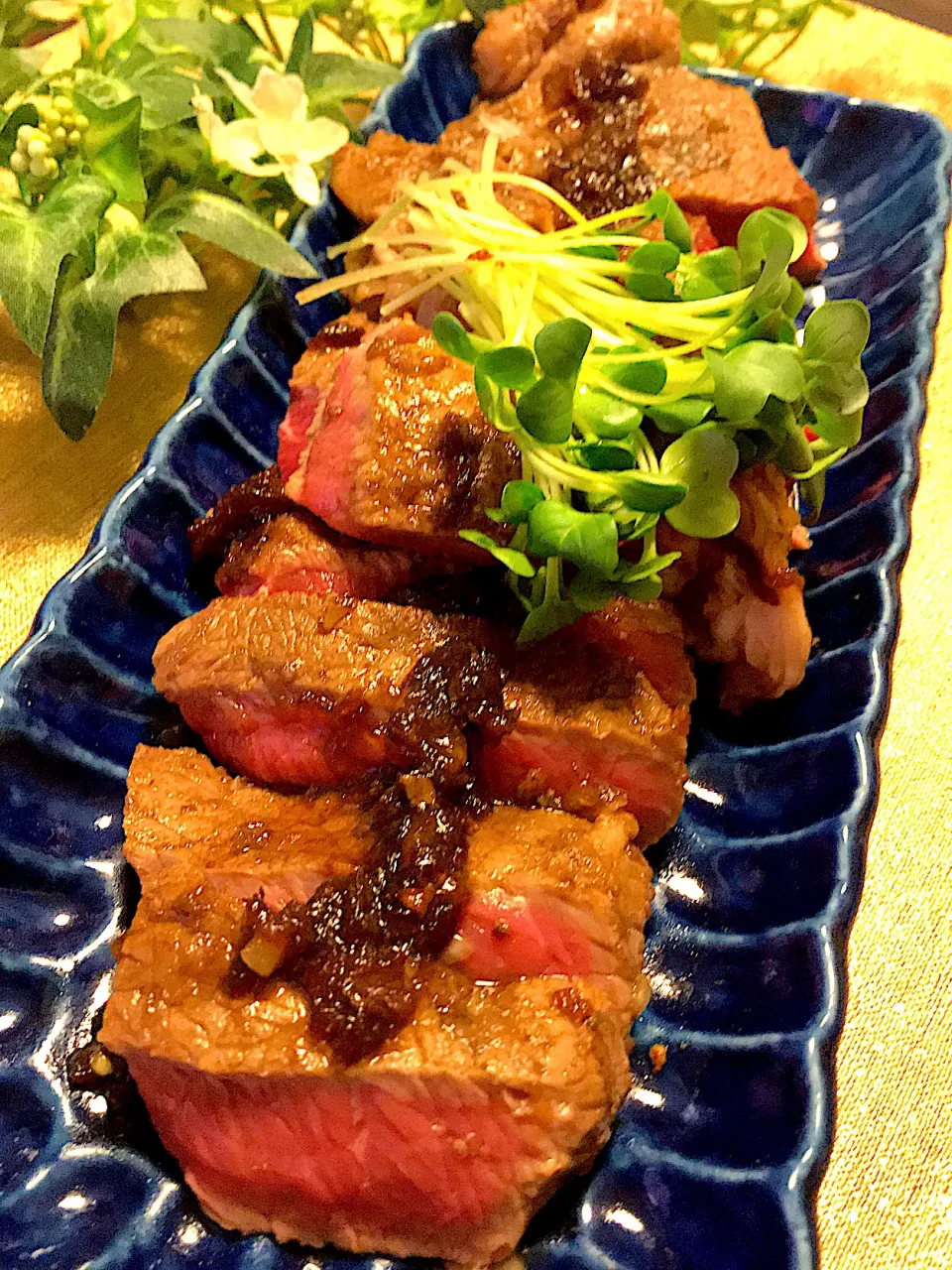 バルサミコ酢でマリネしたビーフステーキ💕💕💕|🌺🌺Foodie🌺🌺さん