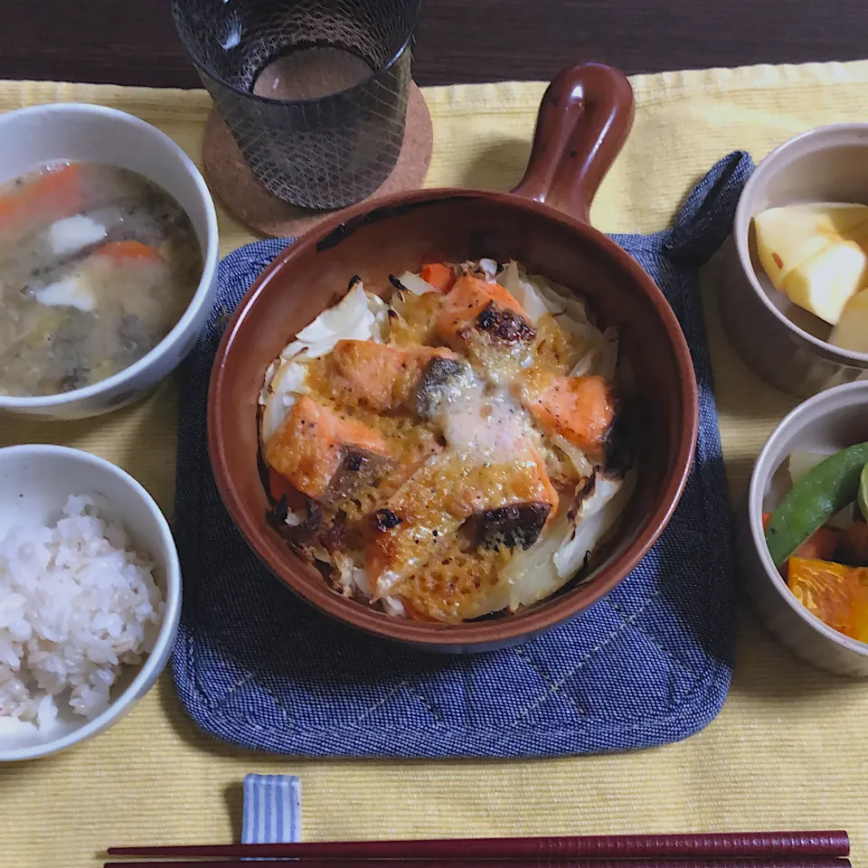 鮭の味噌マヨ焼き|ななみんさん