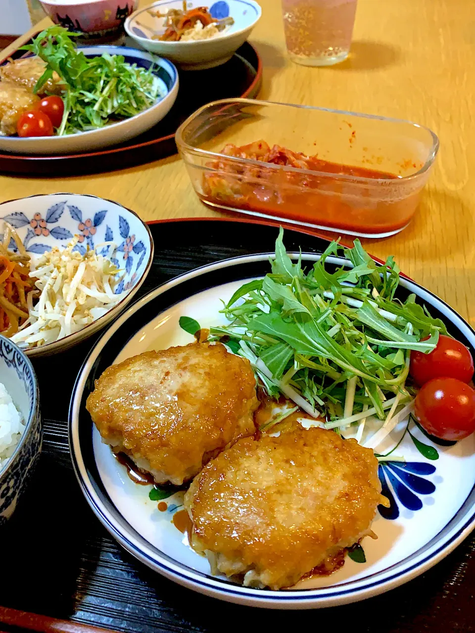 鷄ひき肉と豆腐のヘルシー照り焼きハンバーグ|Mikaさん