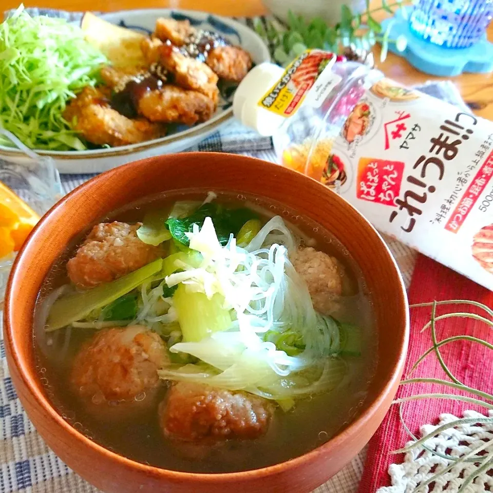 春雨入り肉団子のスープ|とまと🍅さん