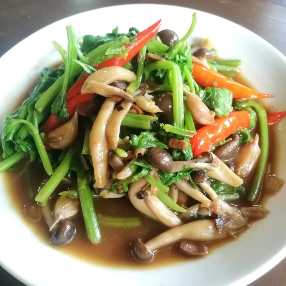 Snapdishの料理写真:mushroom cerely|Eat in Thaiさん