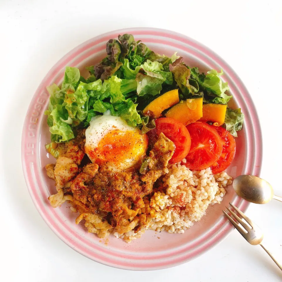 豚肉と大豆のWたんぱく質カレー🍛|sakiさん