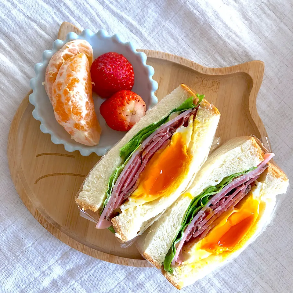 朝ごはん❤️サンドイッチ🥪|emichococo625さん