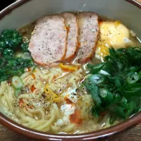 Snapdishの料理写真:マルちゃん正麺🍜、味噌味❗️ *ଘ(੭*ˊᵕˋ)੭* ✨