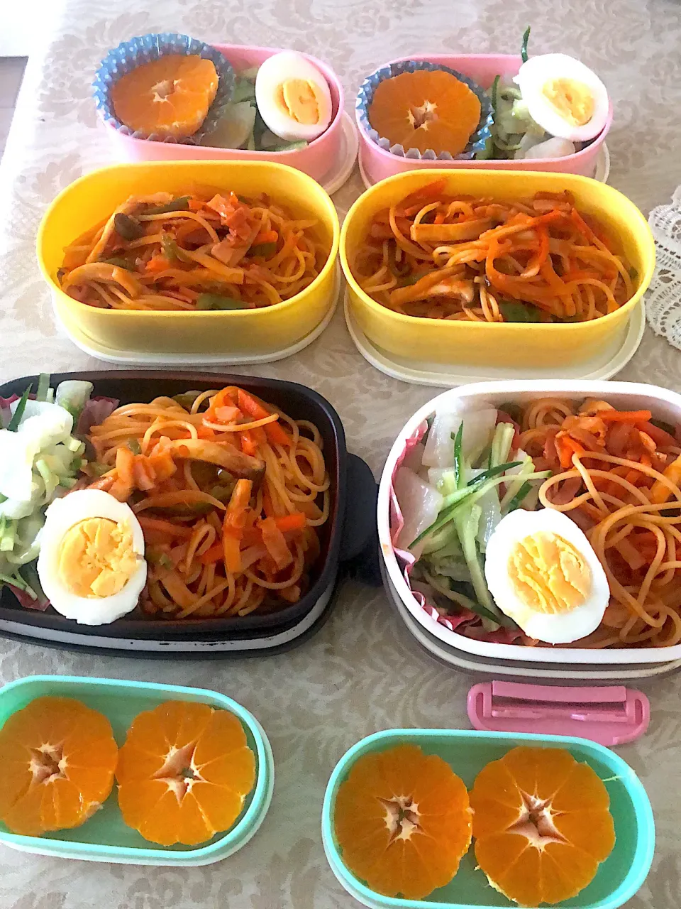 スパゲティイタリアン弁当🤗|もこさん