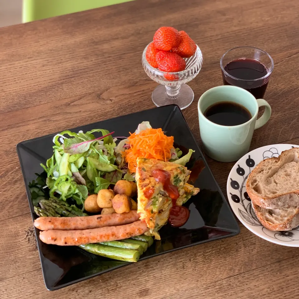 今日の朝ごはん|ぺんぎんさん