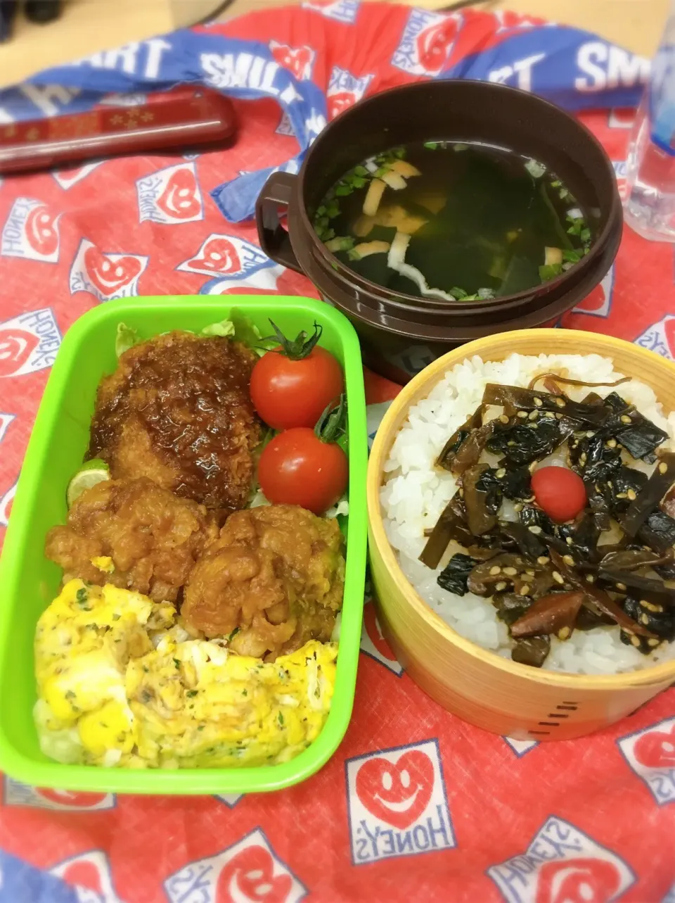 Snapdishの料理写真:その翌日のお弁当〜ლ(⁰⊖⁰ლ)|morimi32さん