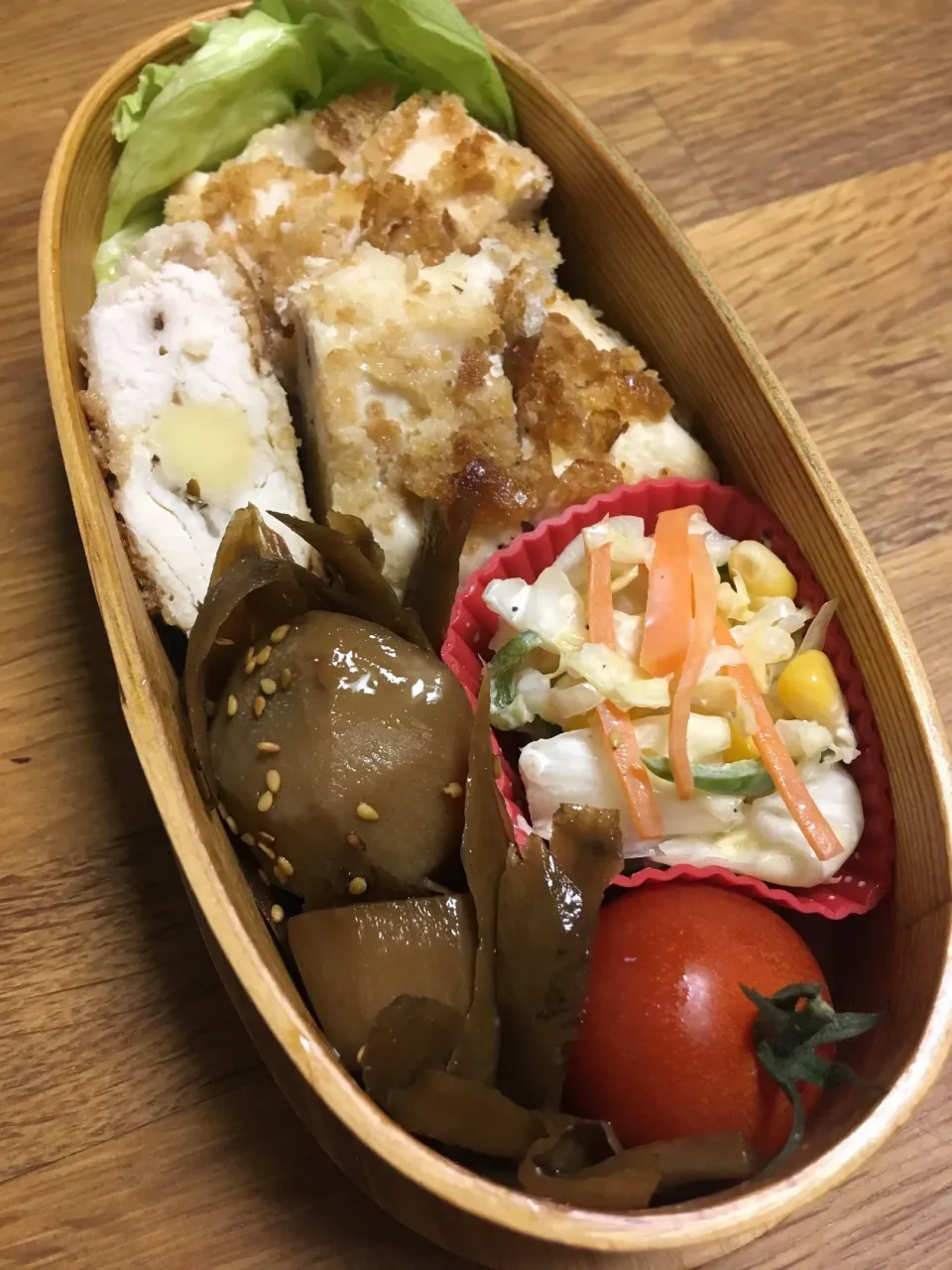 Snapdishの料理写真:夜鳴き弁当
 #あるもので #常備菜|morimi32さん