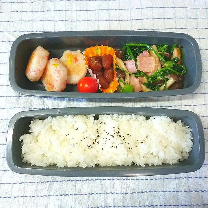 Snapdishの料理写真:はんぺんバーグ弁当|jun(・x・)さん