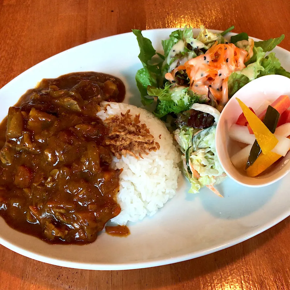 Snapdishの料理写真:奥沢 Dad's Rib の リブカレー|Gigi Cafeさん