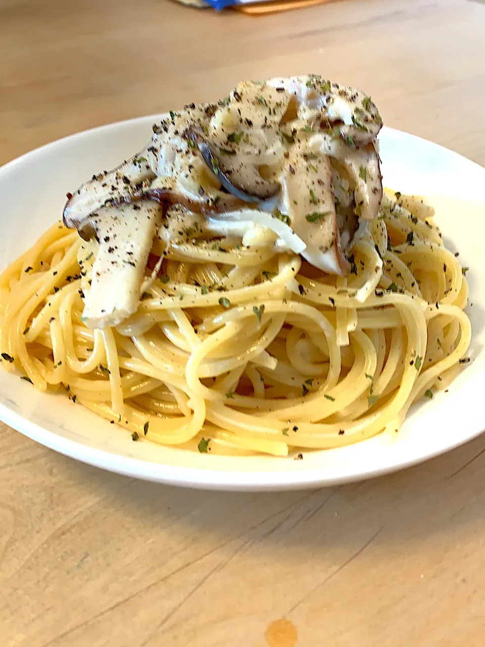 Snapdishの料理写真:きのこのクリームパスタ(^^)♪|tsunemさん