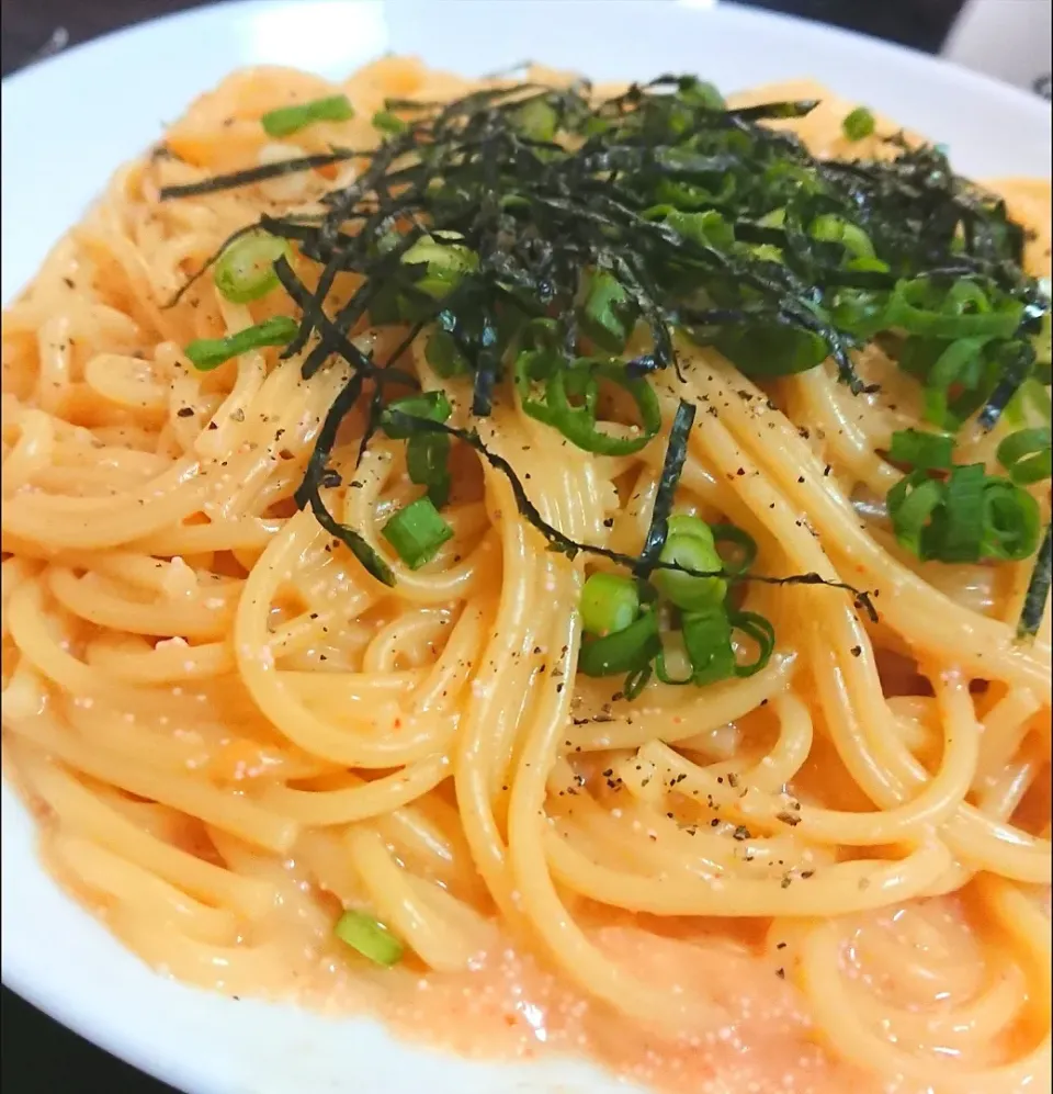 明太子パスタ🍝|りくれんさん