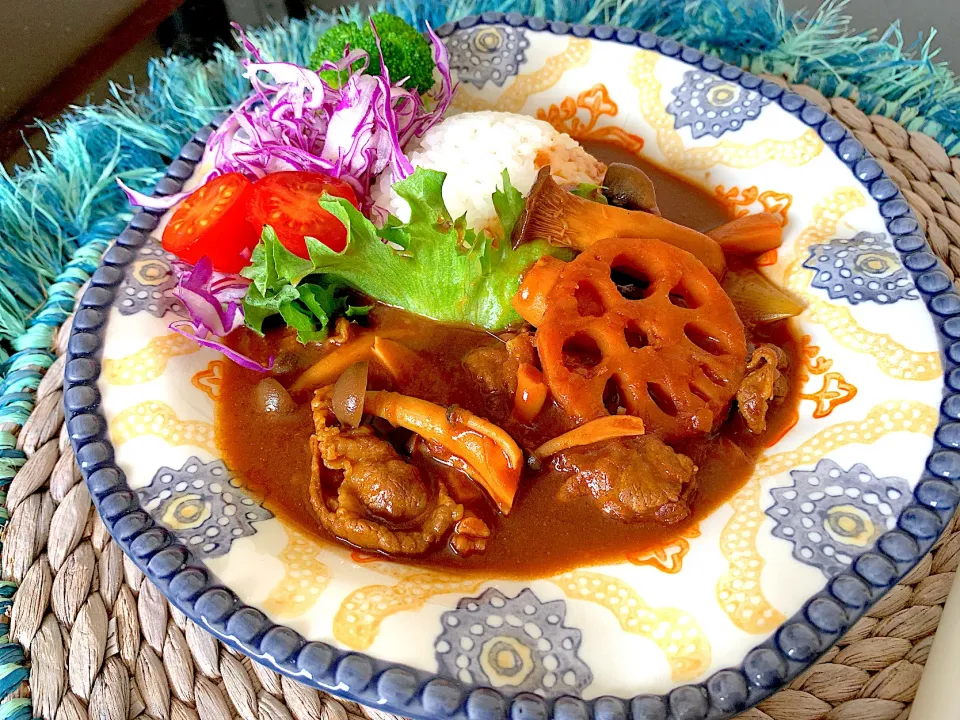 Snapdishの料理写真:ビーツと牛肉のカレー|Tomoさん