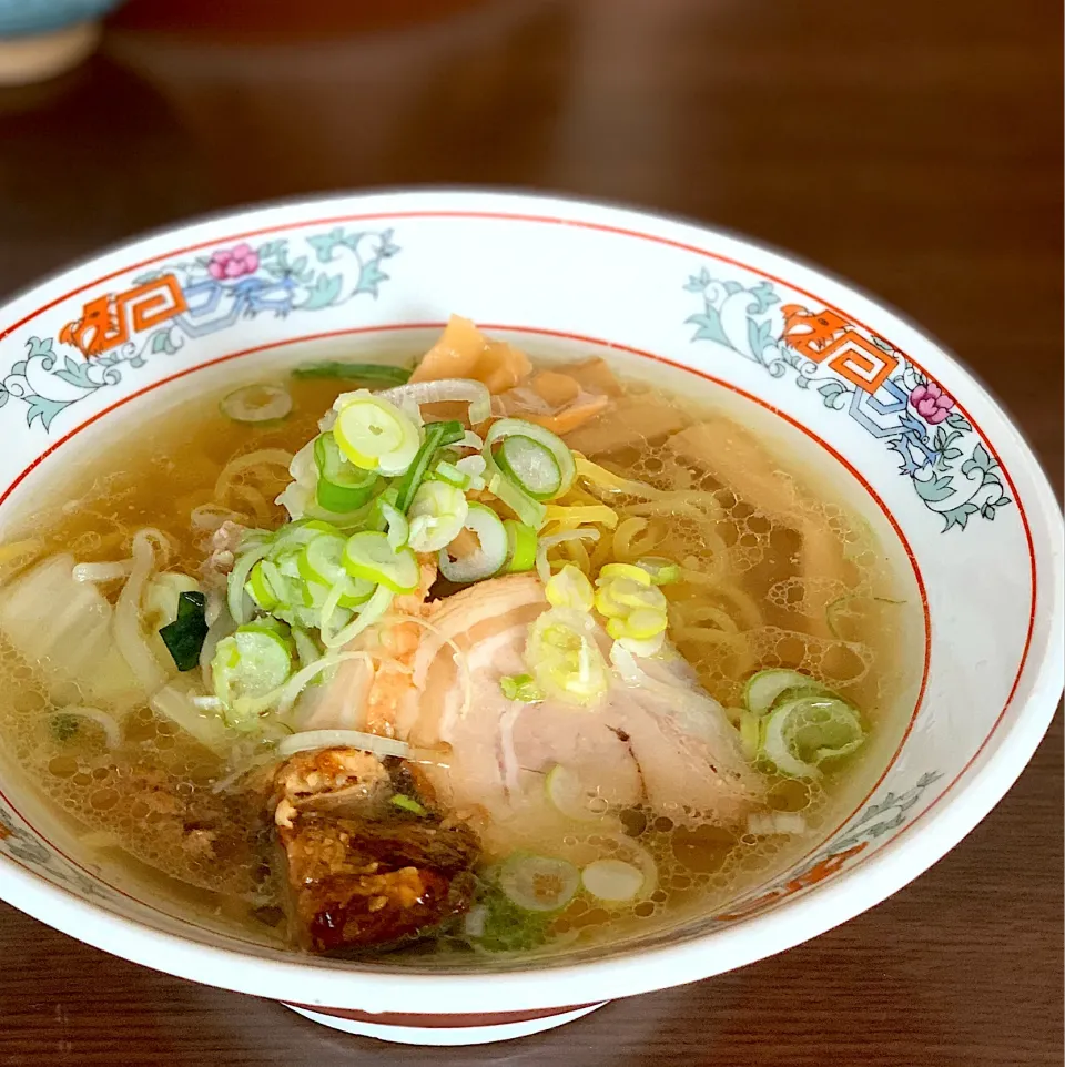 お家で 純連のラーメン　塩　札幌のお店で食べてみたいなぁ〜|sakiさん