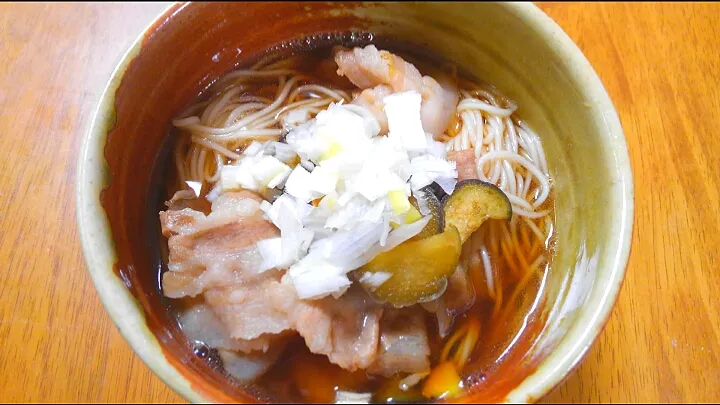 １月２４日　豚肉と茄子のそうめん|いもこ。さん