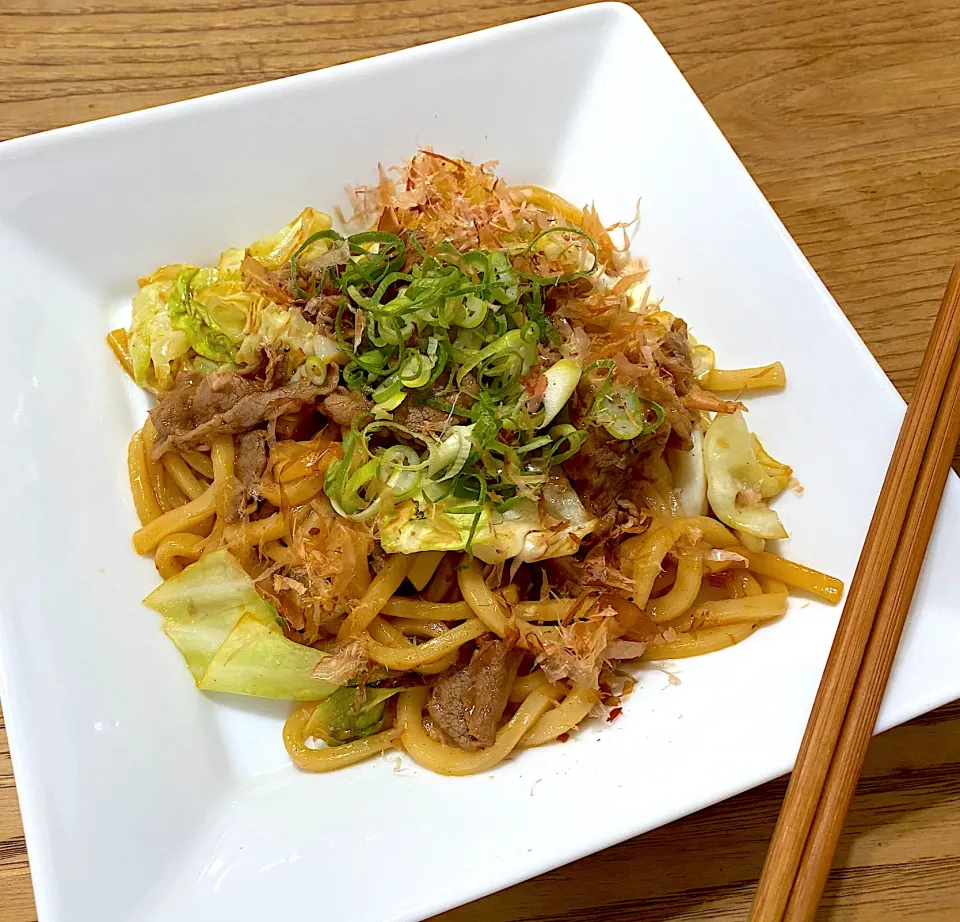 焼うどん定食|ばくあんしゃさん