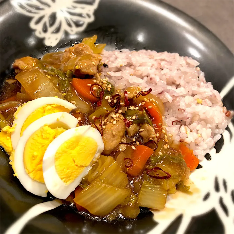 餡掛け中華丼😊|ららさん