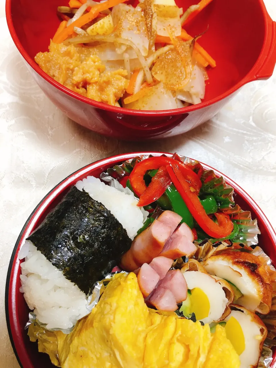 🍱具沢山みそ汁定食🍙|レオちゃんさん