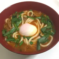 Snapdishの料理写真:牛肉スタミナチゲうどん|Rikaさん