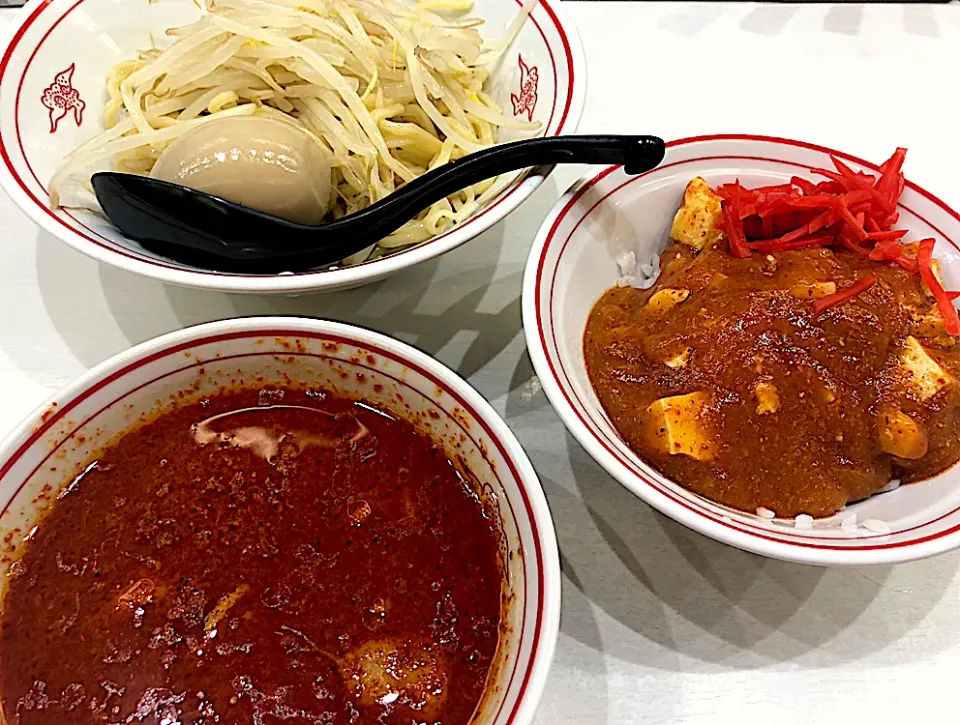 冷やし味噌ラーメン定食 ＠蒙古タンメン中本本店|須佐 浩幸さん