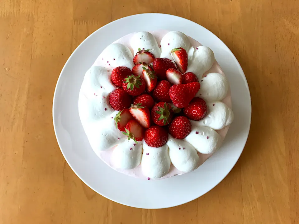 長女誕生日ケーキ兼ひなまつりケーキ|寺cafe＊さん