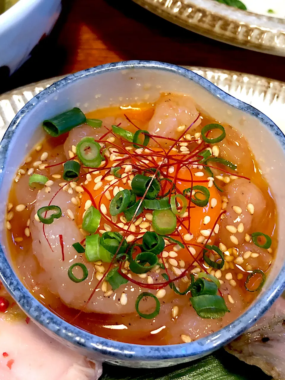 甘海老のカルパッチョ|佐藤まさかつさん