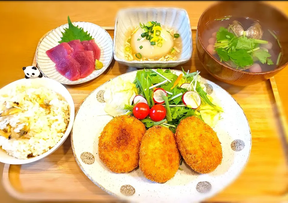 コロッケ定食|Kaanaさん