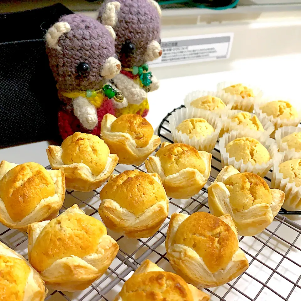 オレンジ入りチーズケーキ焼き立て（╹◡╹）|chagashiさん