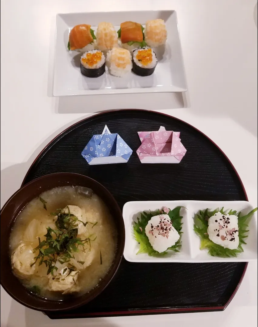 Snapdishの料理写真:ひな祭り　番外編～♪|ポロポロさん