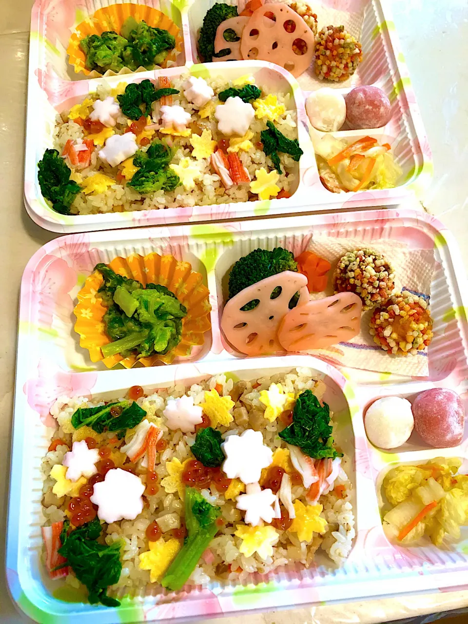 実家用に！ひな祭り🎎🍡🌸弁当|ぷーはるひゅうさん