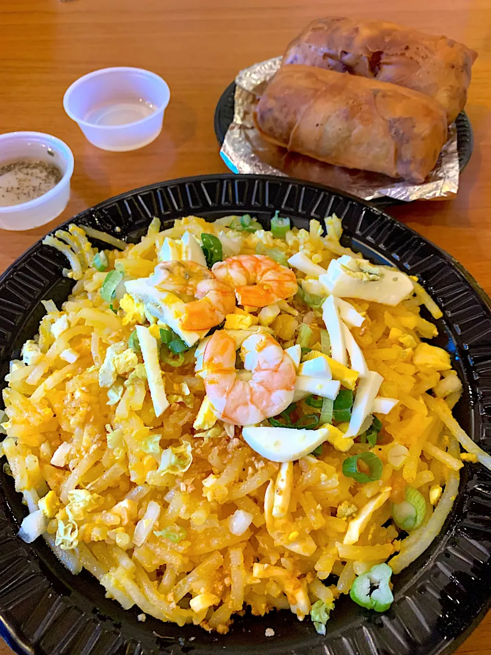 Pancit Malabon and fritong gulay|🌺IAnneさん