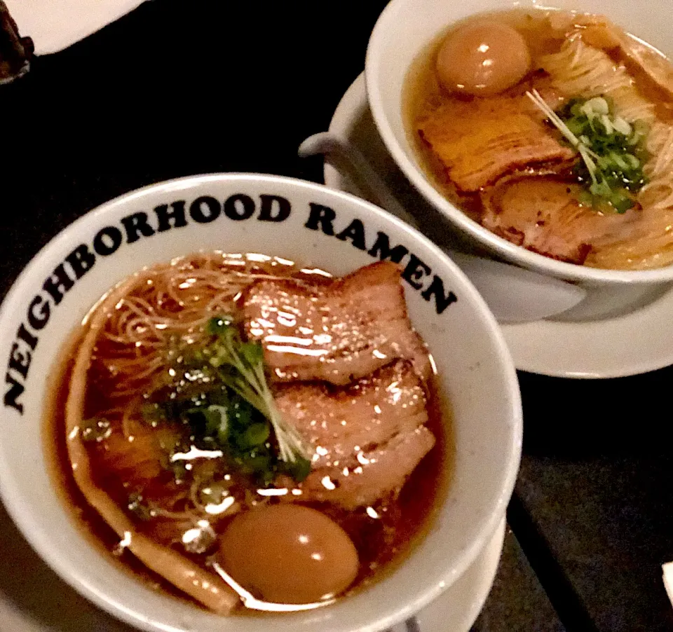 醤油ラーメンと塩ラーメン🍜|ひい氏さん