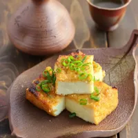 厚揚げのニンニク胡麻味噌焼き|くつろぎの食卓さん