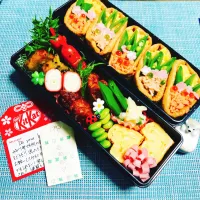 Snapdishの料理写真:今日のお弁当♪|みぃさん