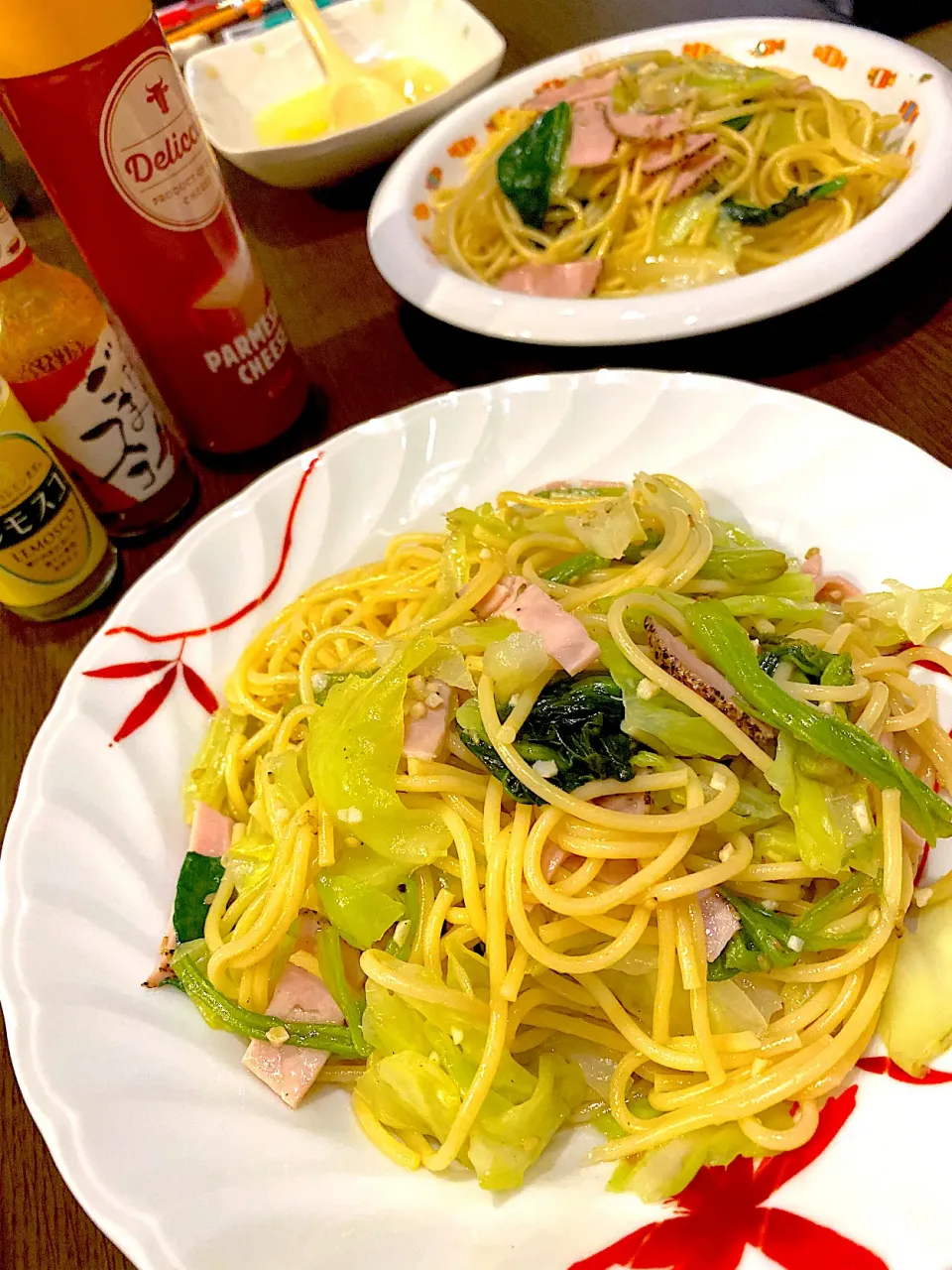 Snapdishの料理写真:春キャベツとハムのパスタ🍝|ch＊K*∀o(^^*)♪さん