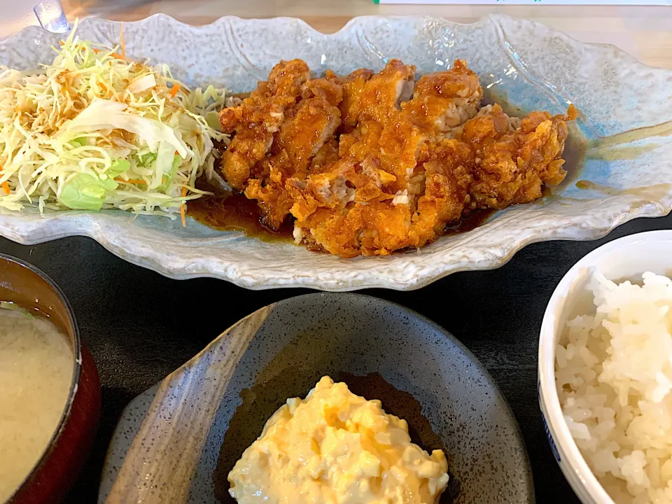 黒酢チキン南蛮定食|ぶりっとさん