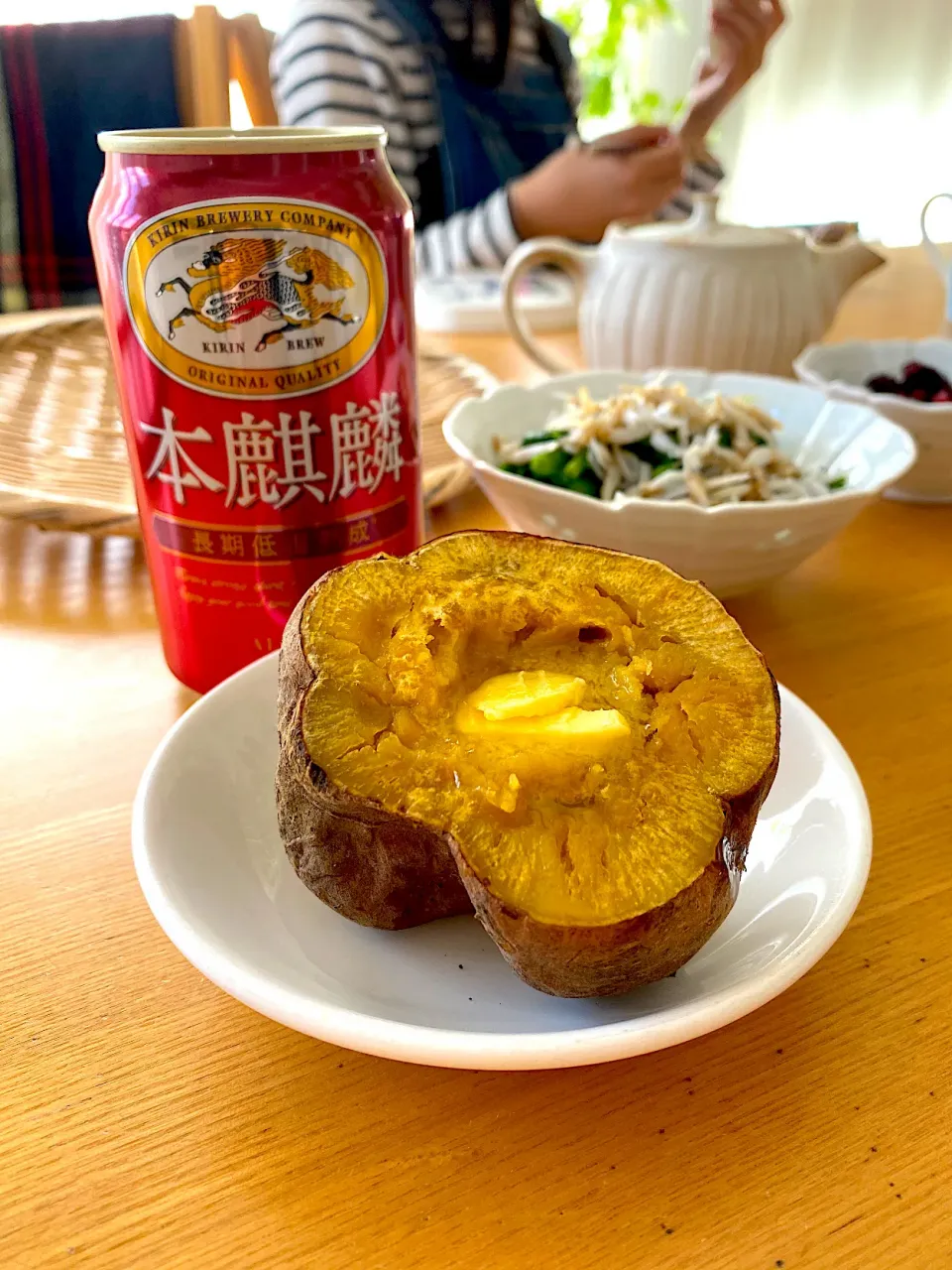 #安納芋#安納芋スイートポテト#一斉休校ランチ#ビールのキャンペーンみたい#焼き芋#デリシア|natsumikanさん