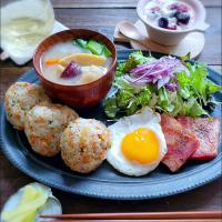 おにぎりプレート
(相方用 朝ごはん)