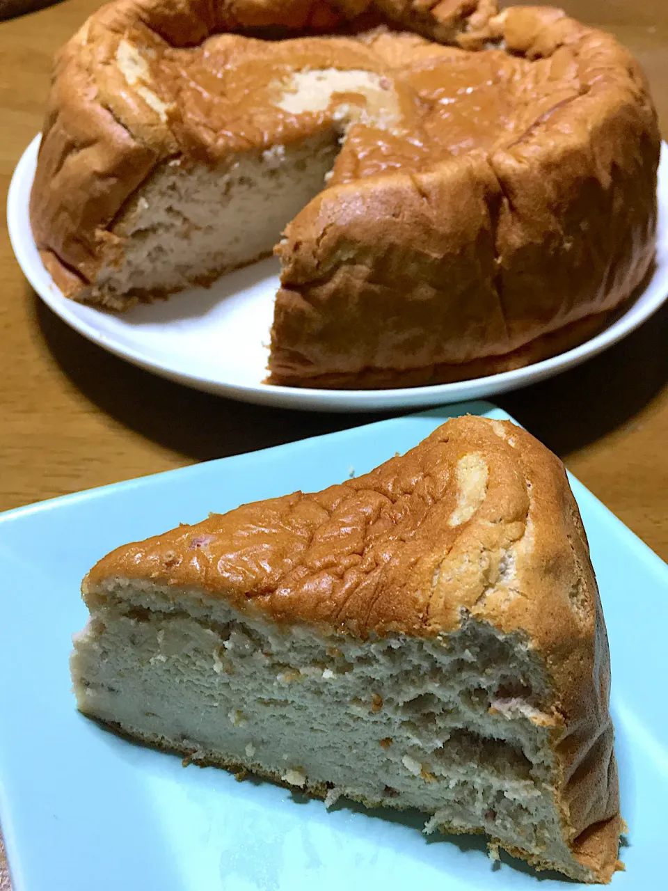 ノンオイルで＊ふわとろ苺シフォンケーキ|ちほんぽさん