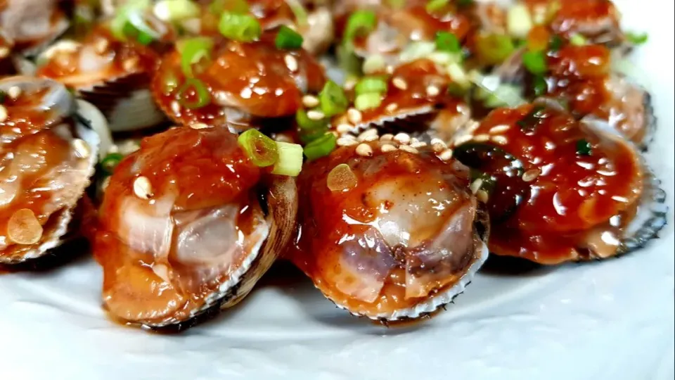 steamed cockles with chilli marinade|steven z.y.さん