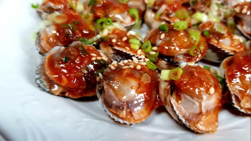 steamed cockles with chilli marinade|steven z.y.さん